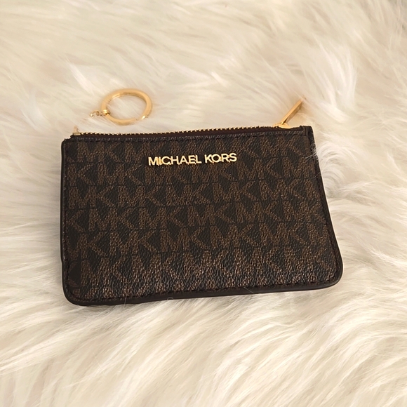 Michael Kors Other - Michael Kors Brown Wallet with Gold Accents